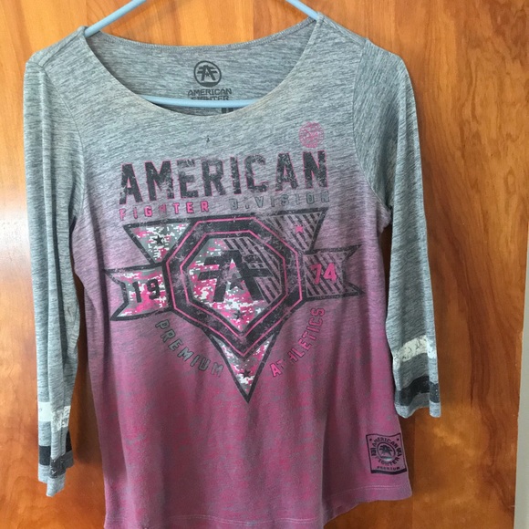 American Fighter 3/4 Length Sleeve Shirt - Picture 3 of 4